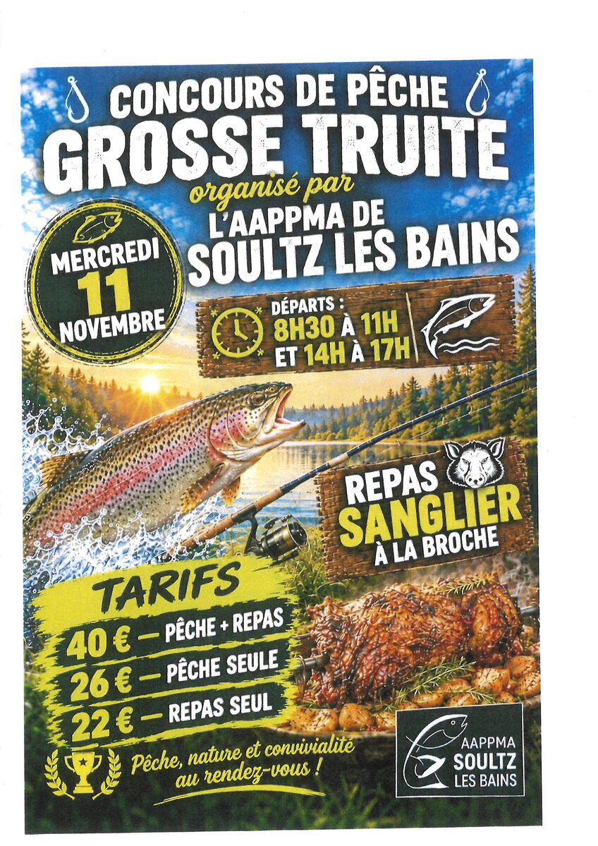 Concours de pêche - Grosse Truite
